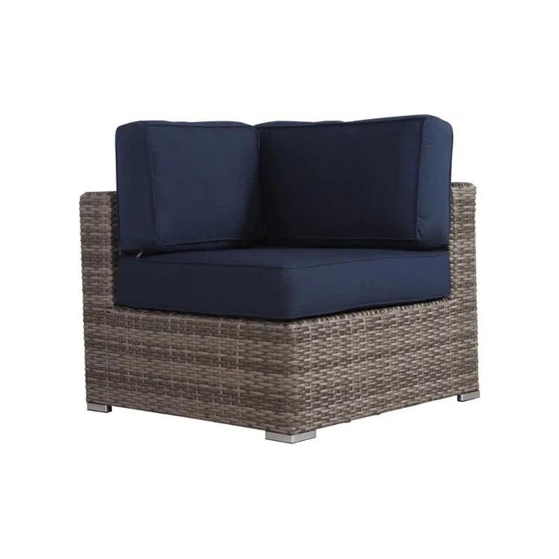 Wicker Seating Group Set With Table And Cushions by Unique Piece Furniture