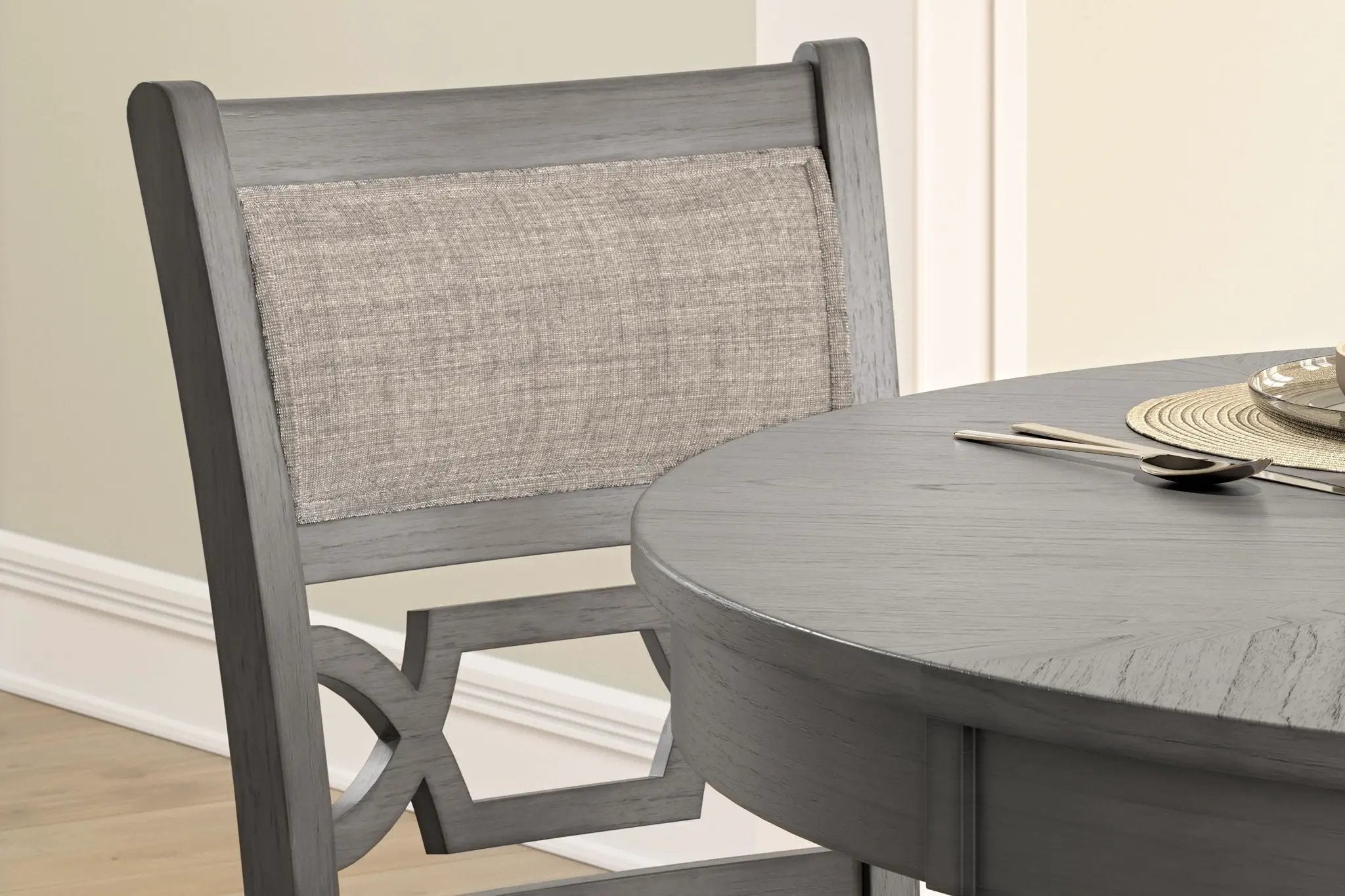 Wrenning - Drm Counter Table Set (Set of 5) - Gray by Unique Piece Furniture