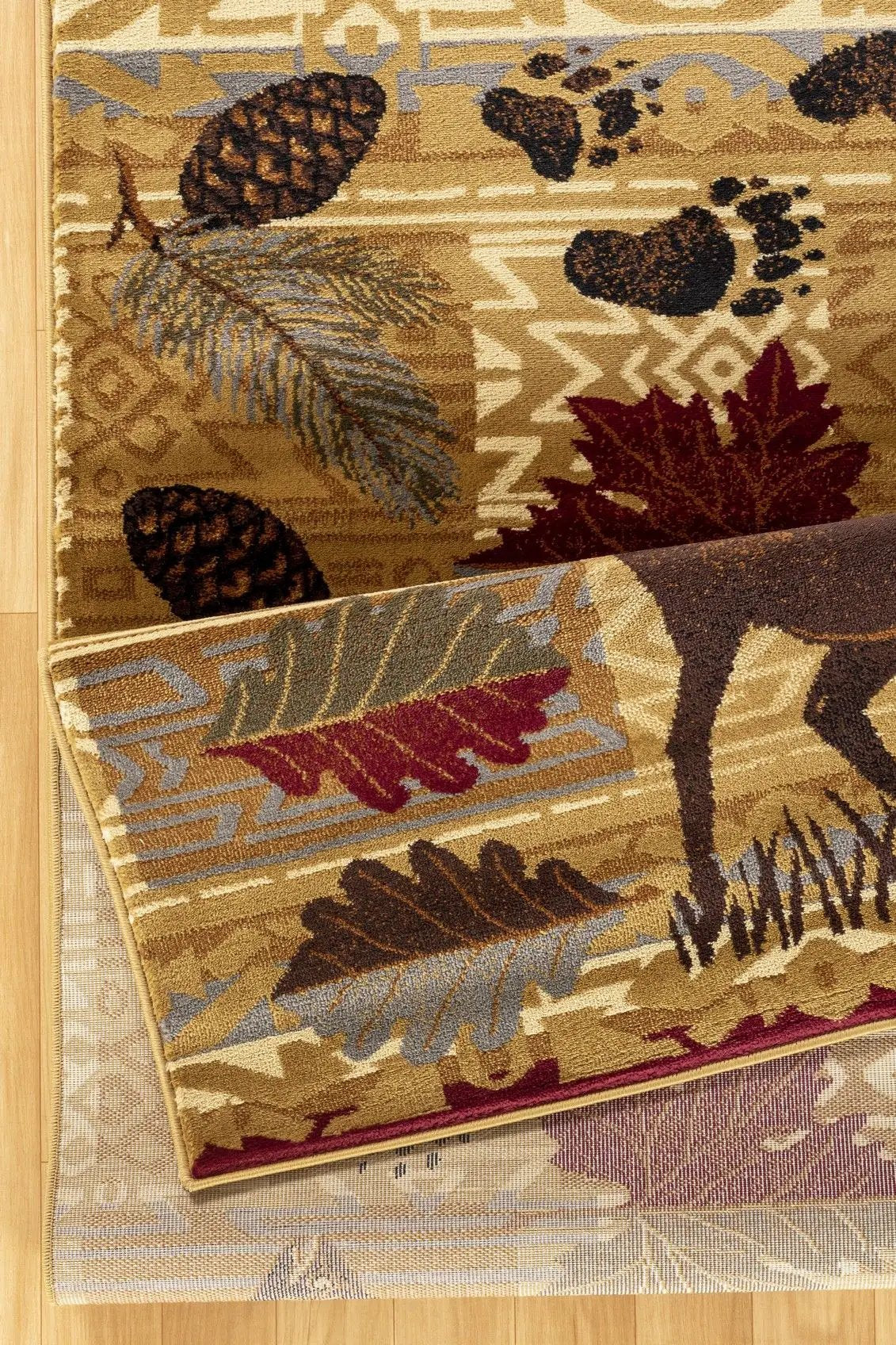 Nature's Nest - GC_CBL3002 Lodge Area Rug by HouseOfZazla