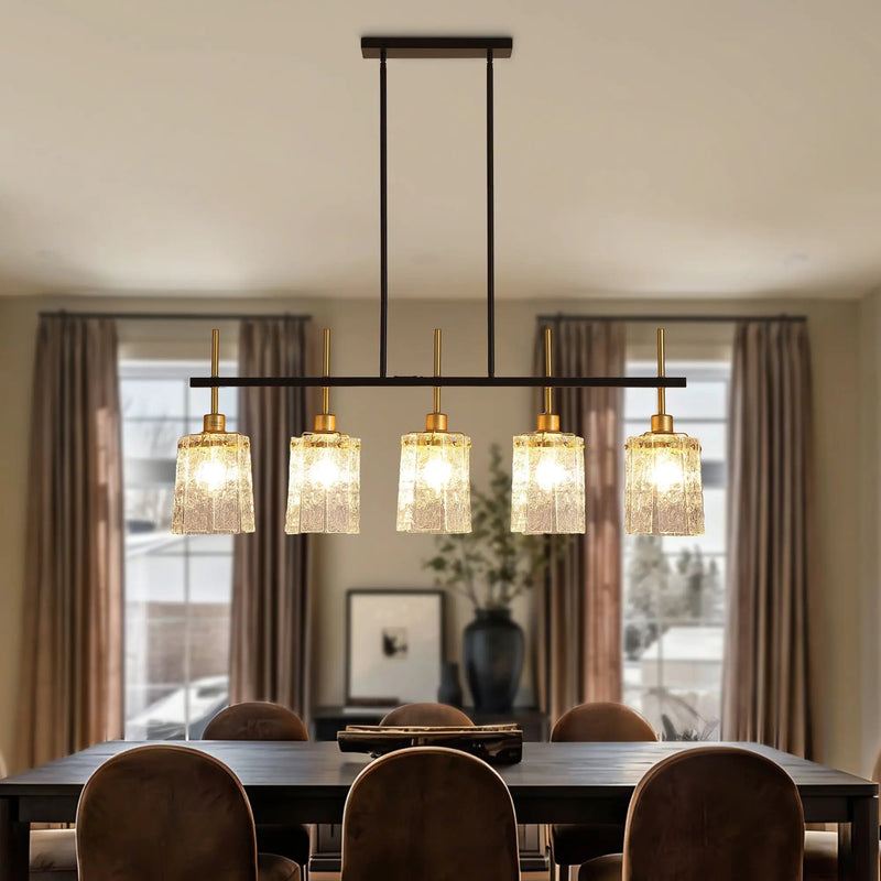Modern Farmhouse 5-Light Dining Room Chandelier by HouseOfZazla