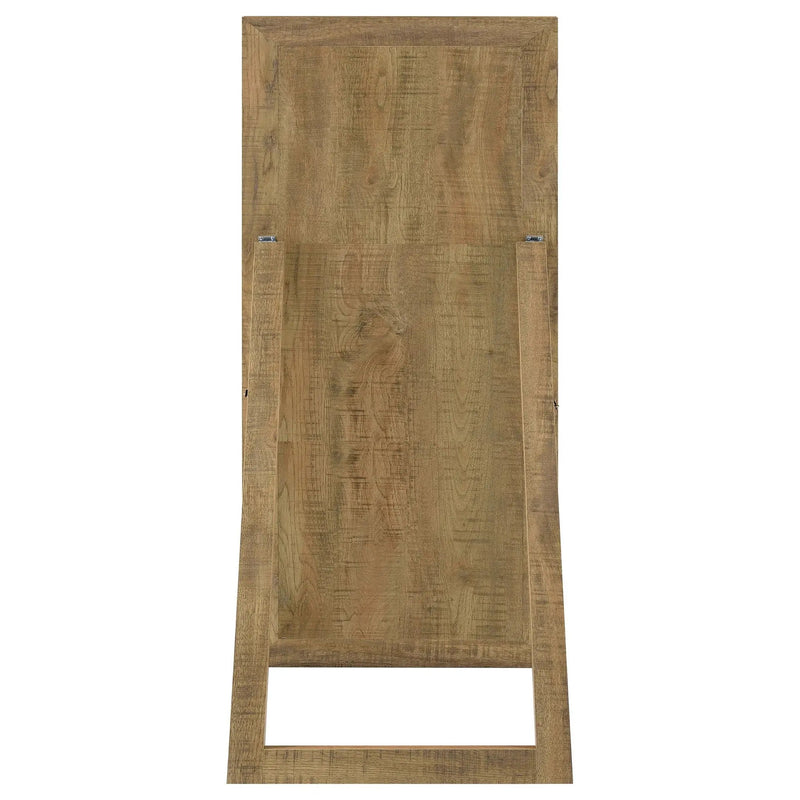 Cadence Tempered Glass Full Length Standing Mirror Mango by Unique Piece Furniture