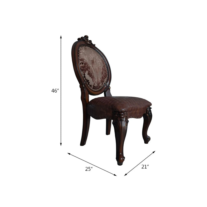 Versailles - Side Chair (Set of 2) - Cherry by HouseOfZazla