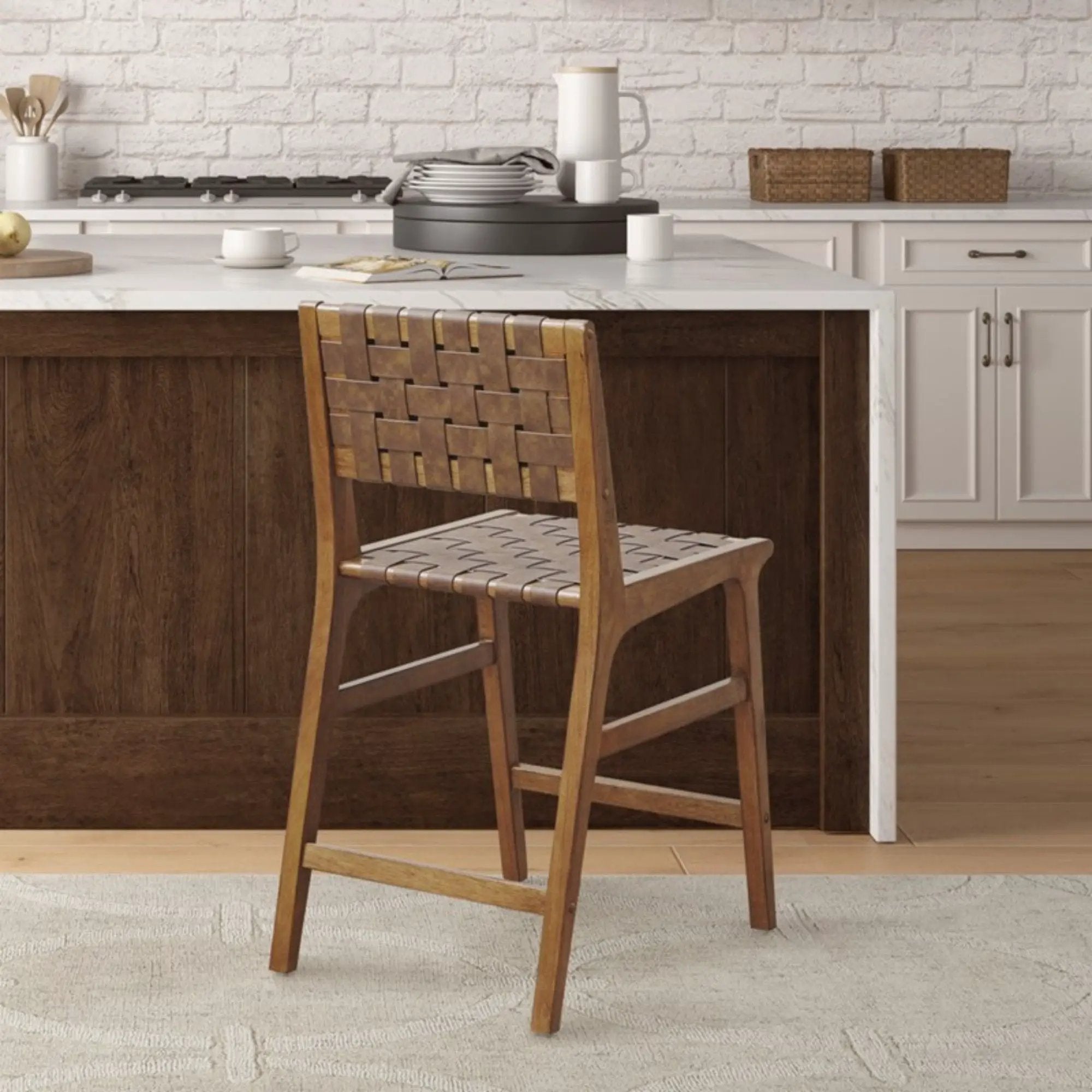 Oslo - Counter Stool - Brown by Unique Piece Furniture