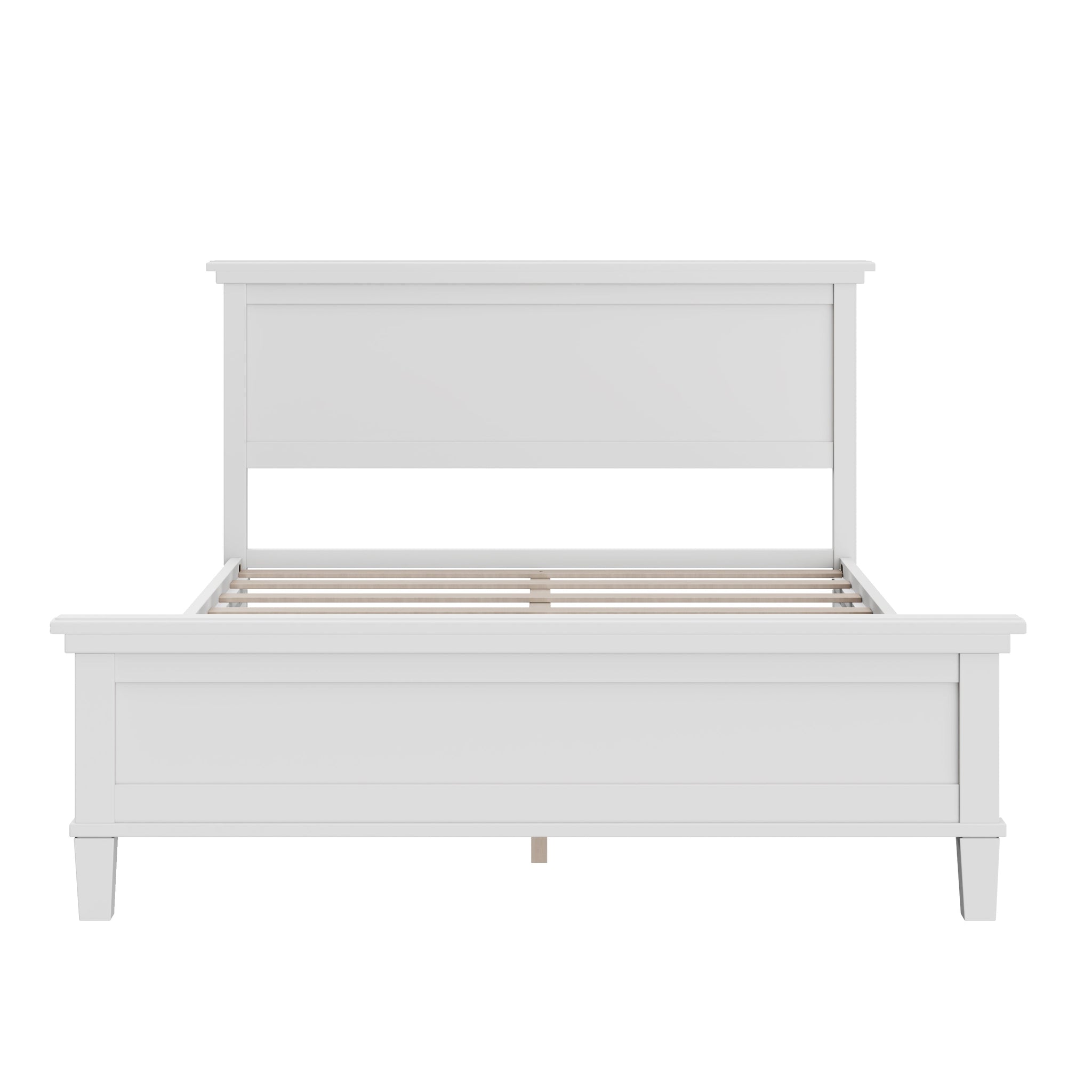 Mid-Century Modern Wood Platform Bed by HouseOfZazla