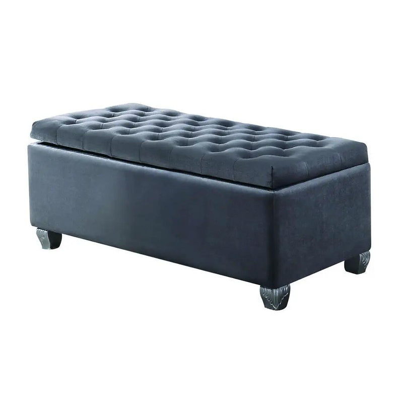 Rebekah - Bench With Storage - Gray Fabric by Unique Piece Furniture