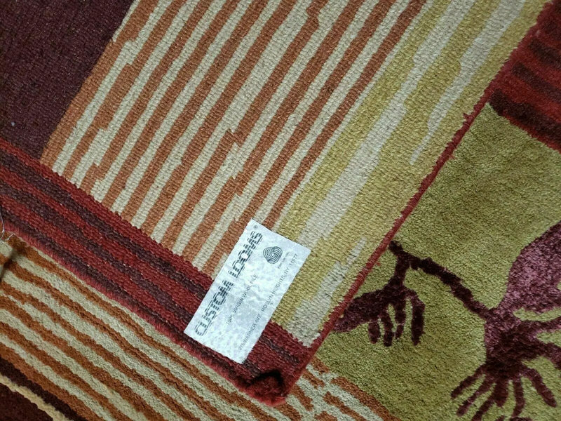 8' X 11' Tibetan Nepal Art Deco Hand Knotted Wool Rug Modern Contemporary Nice by Jewel Rugs