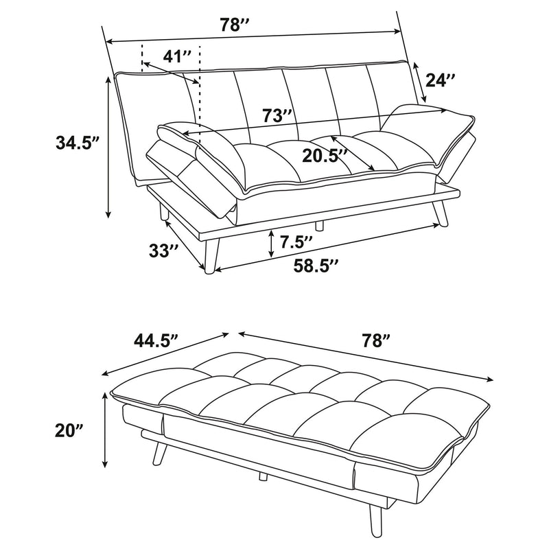 Fullerton - Convertible Sofa Bed by HouseOfZazla