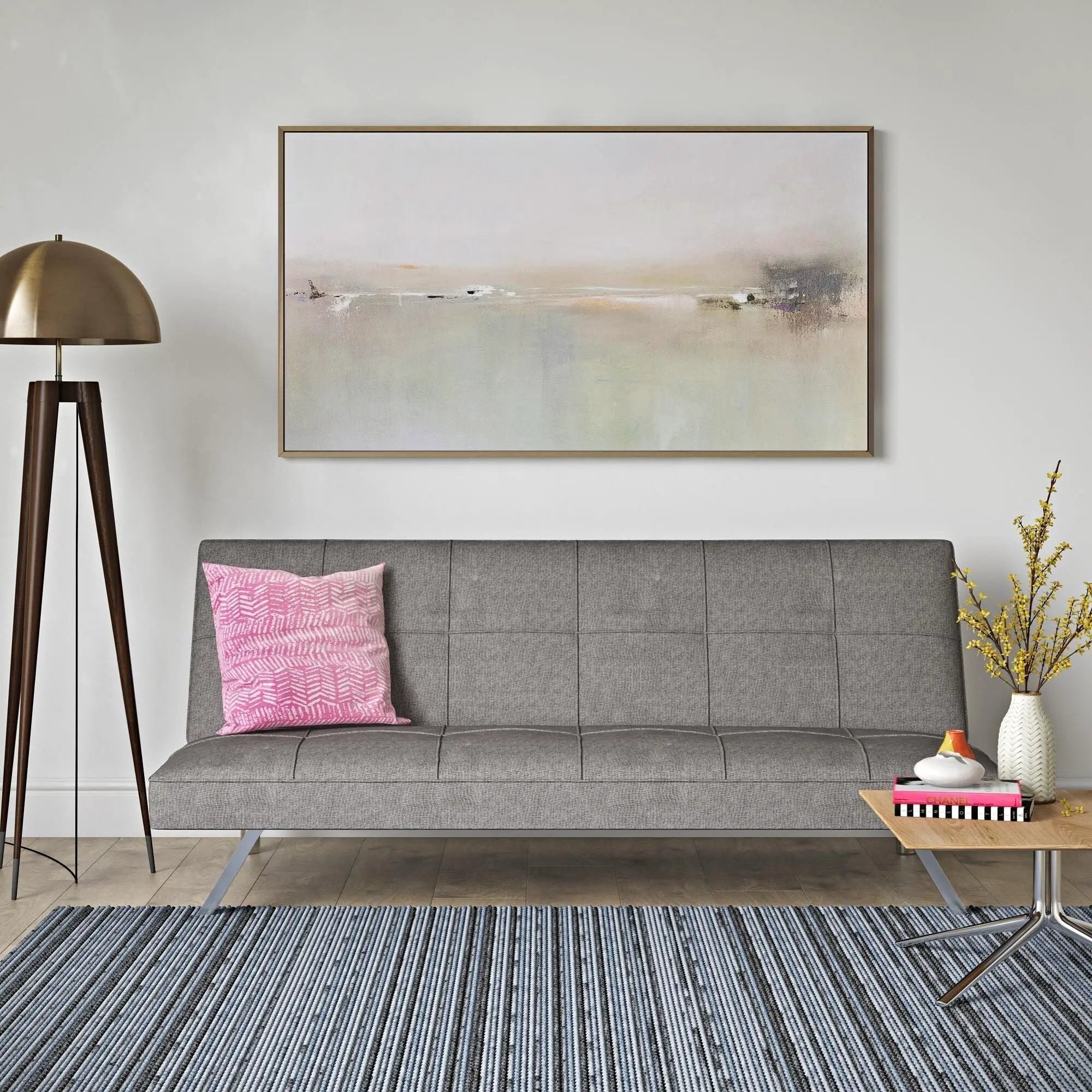 Futon Sofa Bed - Dark Gray by HouseOfZazla