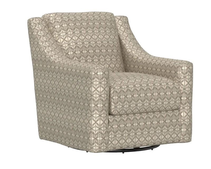 Hyde Park - Fabric Swivel Chair - Beige by Unique Piece Furniture