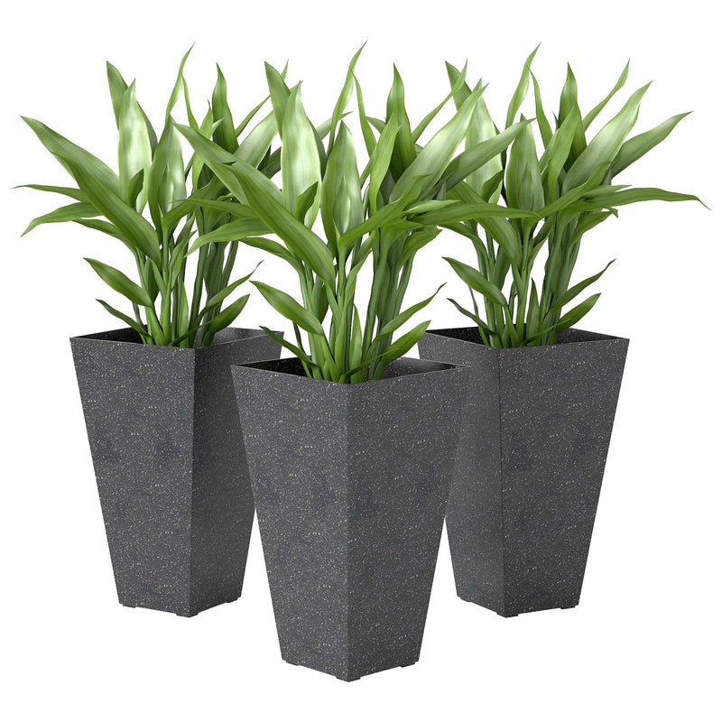 Outsunny 28" Tall Planters, Set of 3 by HouseOfZazla