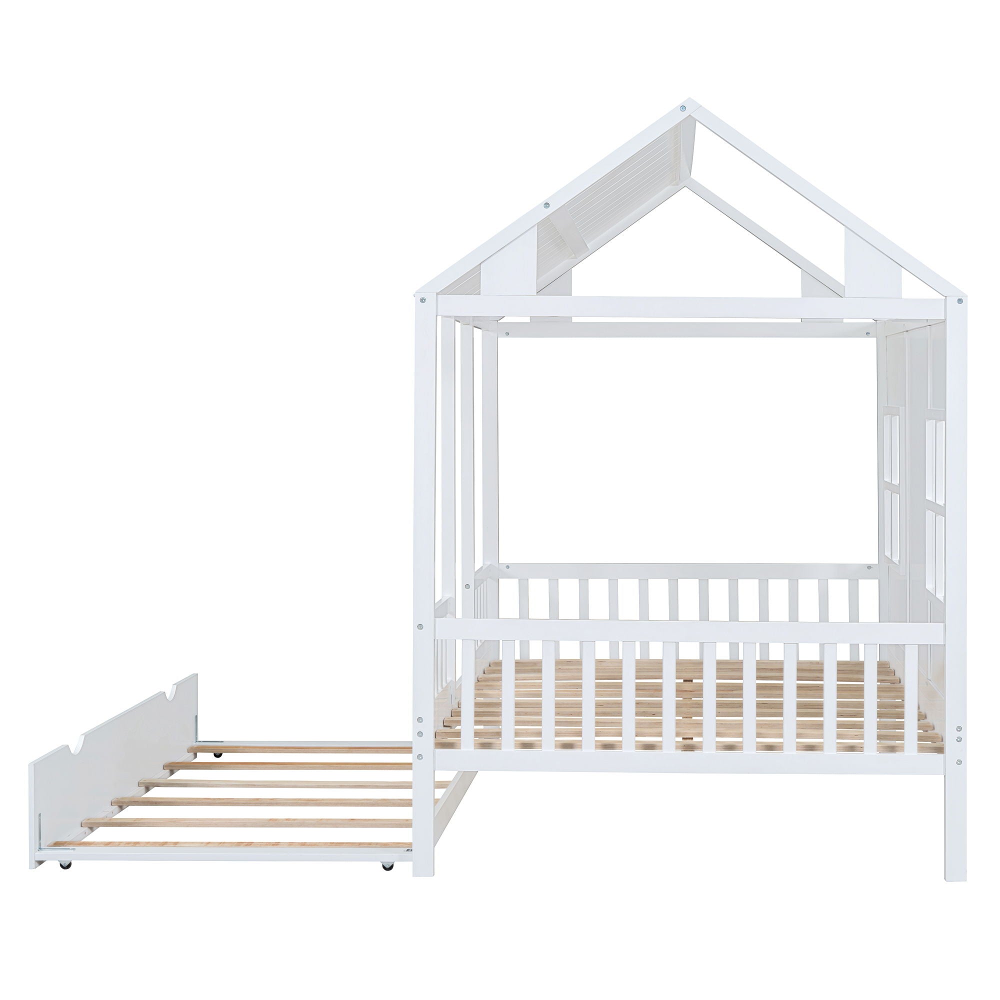 House Bed With Twin Size Trundle, Daybed by HouseOfZazla