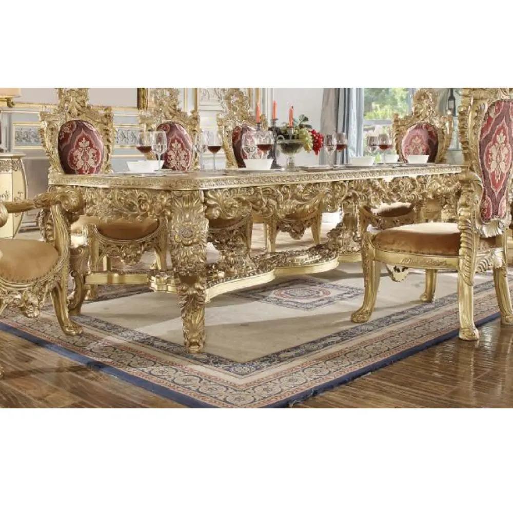 Bernadette - Dining Table - Gold by Unique Piece Furniture