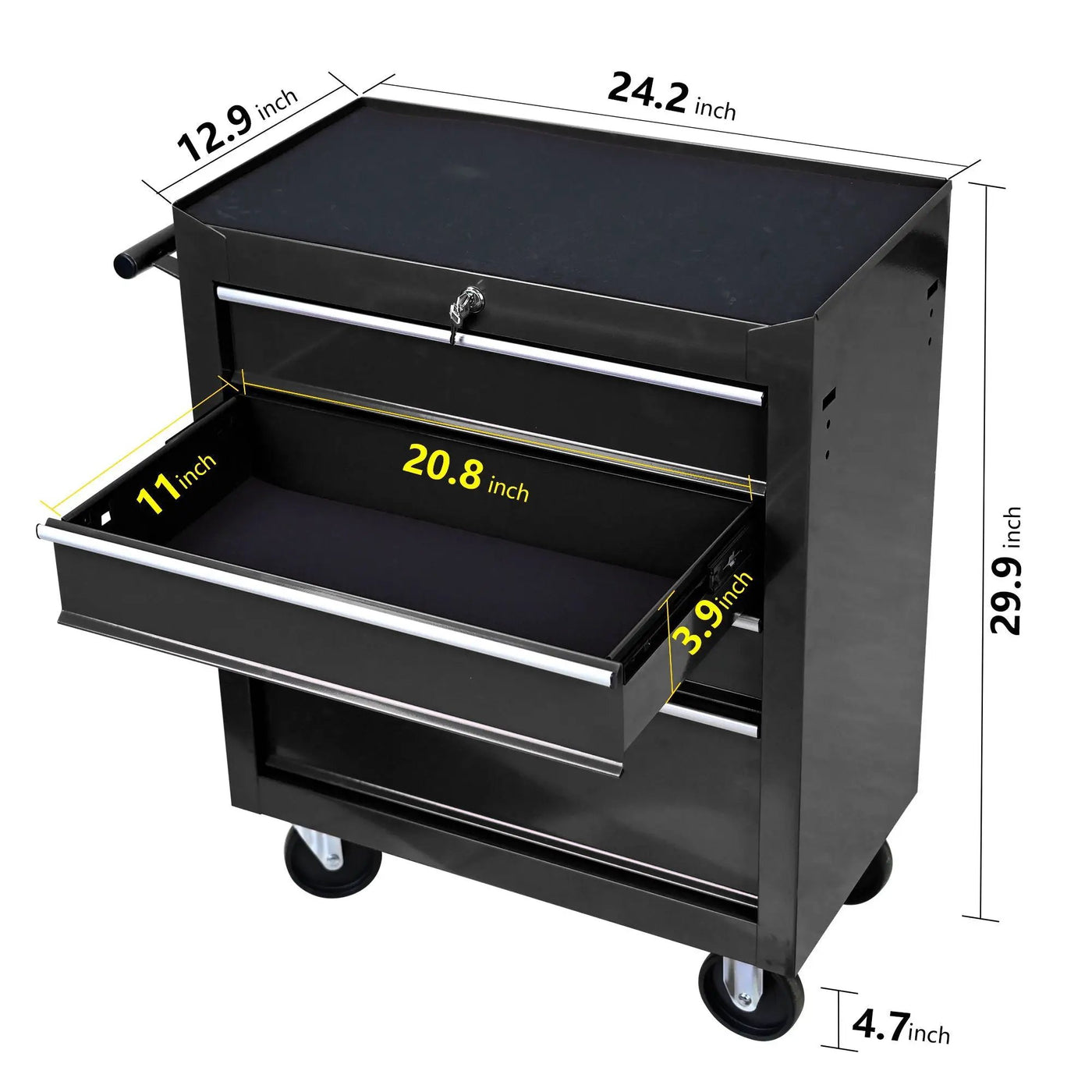 Multifunctional Tool Cart With Wheels And Drawers by HouseOfZazla