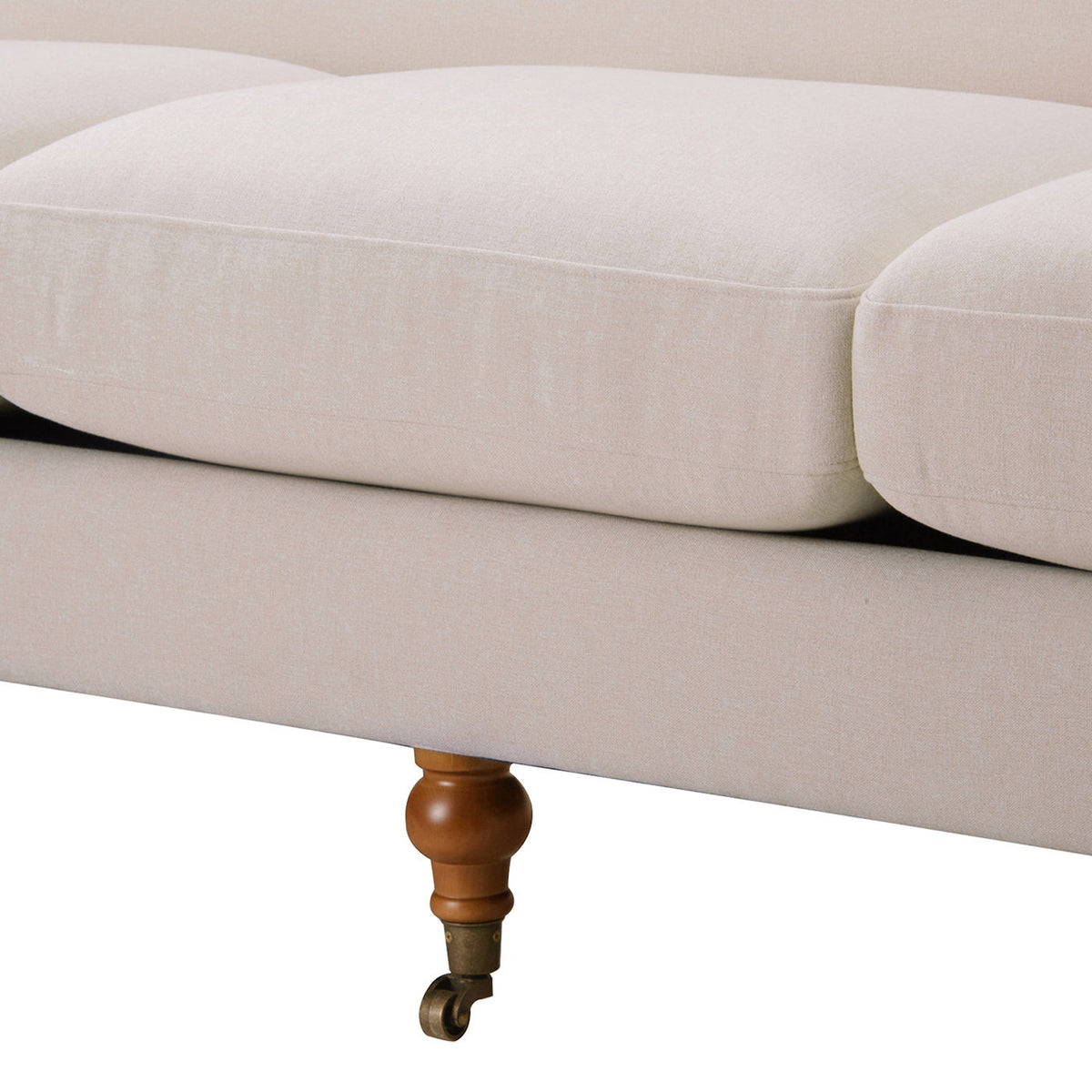 Modern Three Cushion Tightback Lawson Sofa with Removable Cushions - Beige, Orange, Blue, photo 17 of 30
