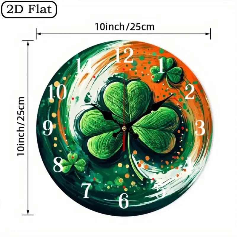 Wall Clock - Silent Wooden Round by House Of Avana