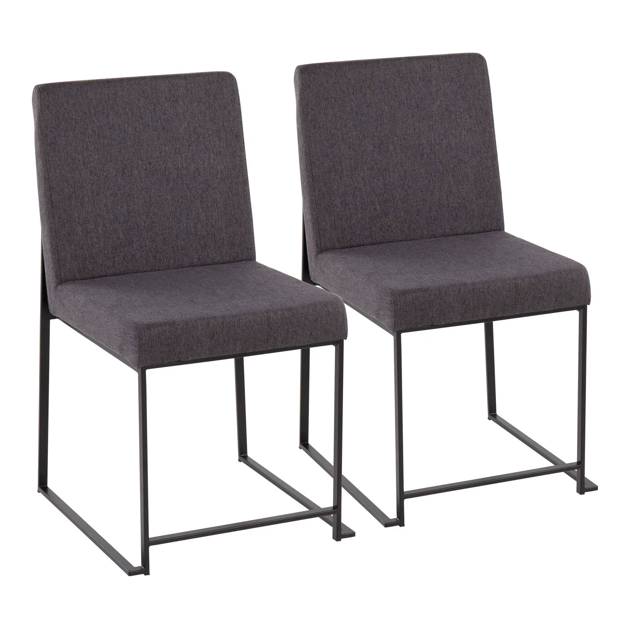 Fuji - Contemporary Modern Elegance With High Back Dining Chair (Set of 2) by HouseOfZazla