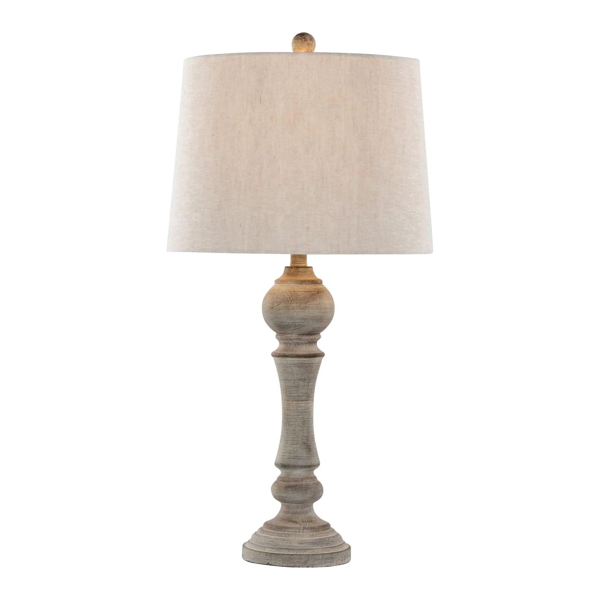 Winston - Farmhouse Poly Table Lamp (Set of 2) by HouseOfZazla