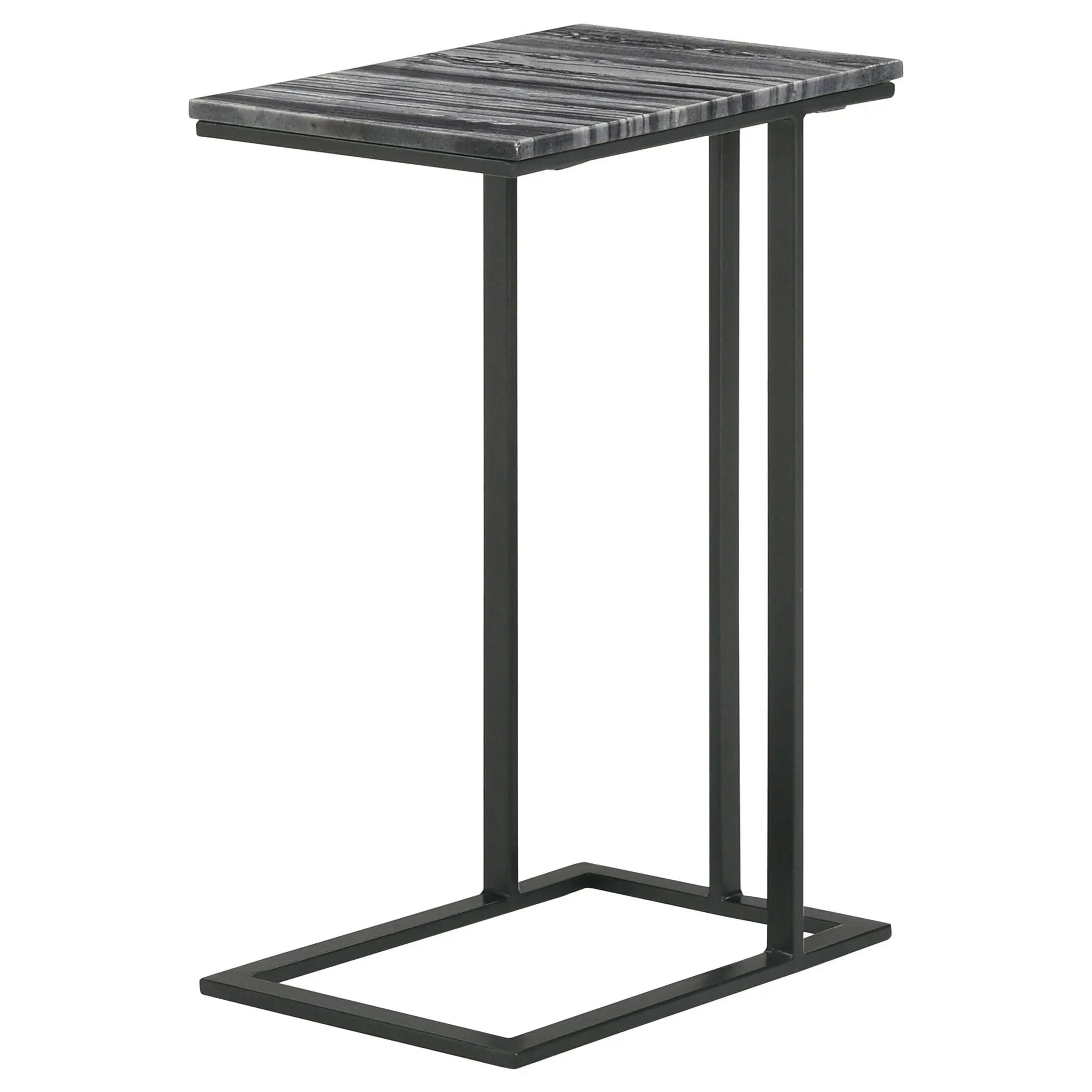 Encina - C-Shaped Sofa Side Table by HouseOfZazla