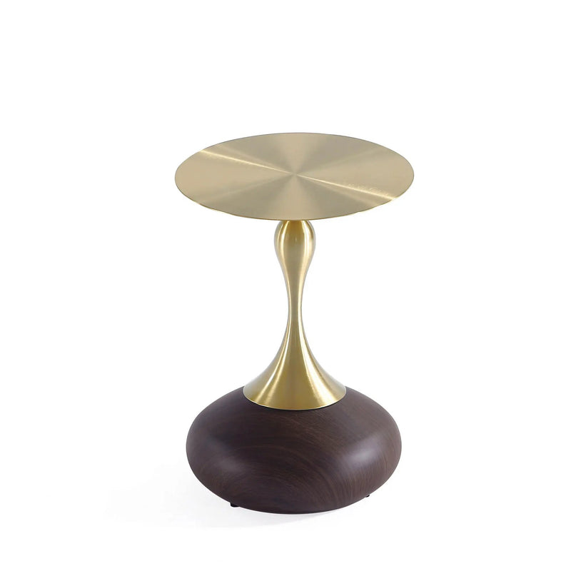 Patchin - End Table - Brown / Gold by HouseOfZazla
