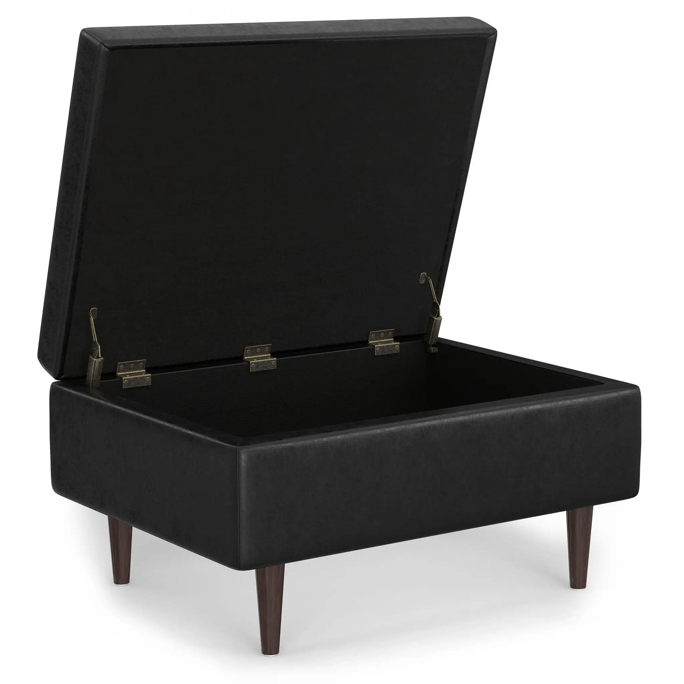 Shay - Large Square Coffee Table Storage Ottoman Mid-Century Style by Unique Piece Furniture