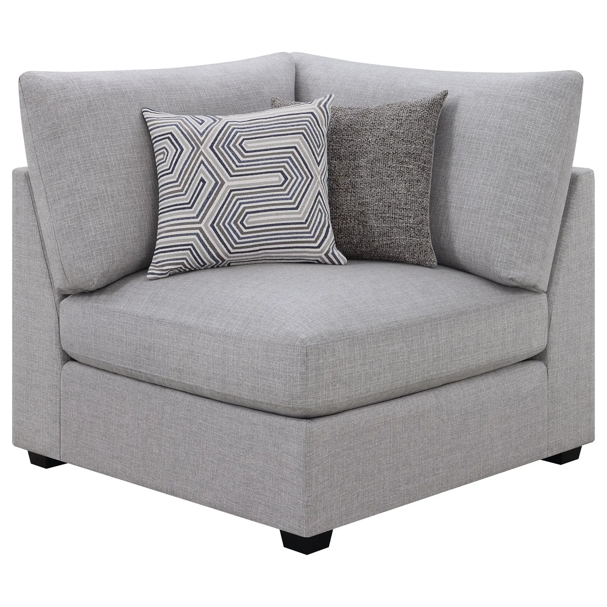 Cambria 6-piece Upholstered Modular Sectional Sofa Grey by Unique Piece Furniture