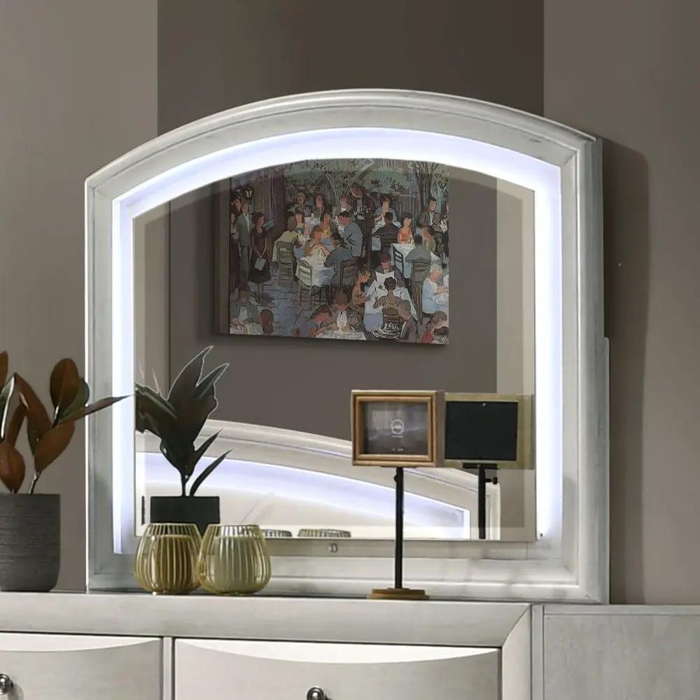 Ramondi - Mirror - Antique White by Unique Piece Furniture