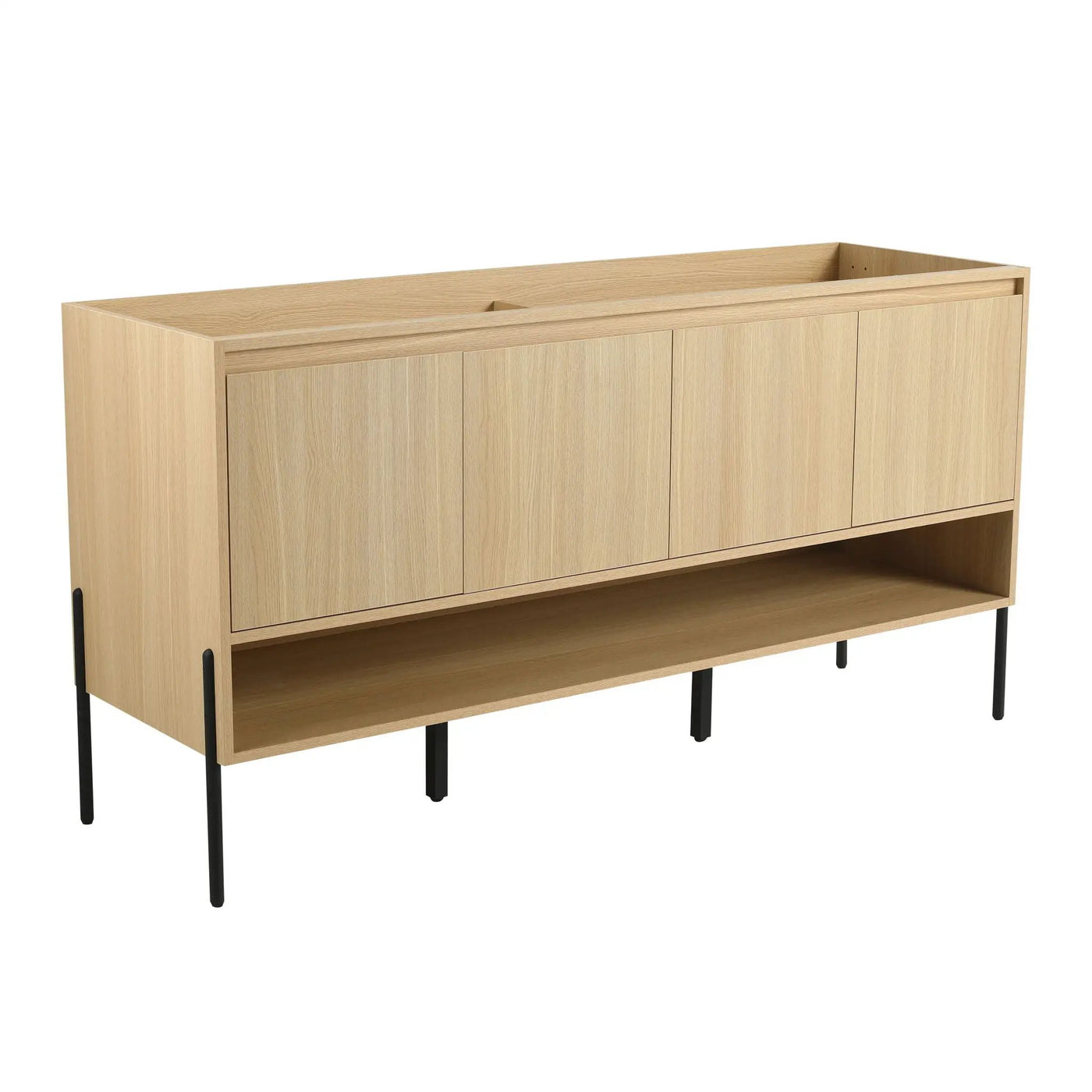 Freestanding Bathroom Vanity & Soft Close Cabinet Doors by HouseOfZazla