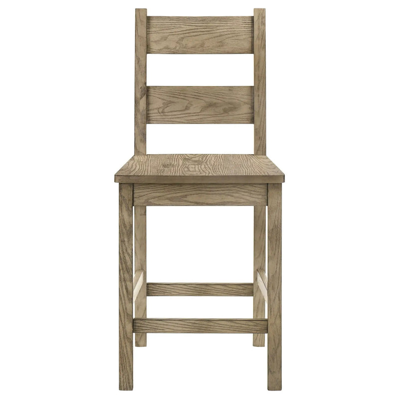 Cardova Counter Height Dining Chair Vineyard Oak (Set of 2) by Unique Piece Furniture