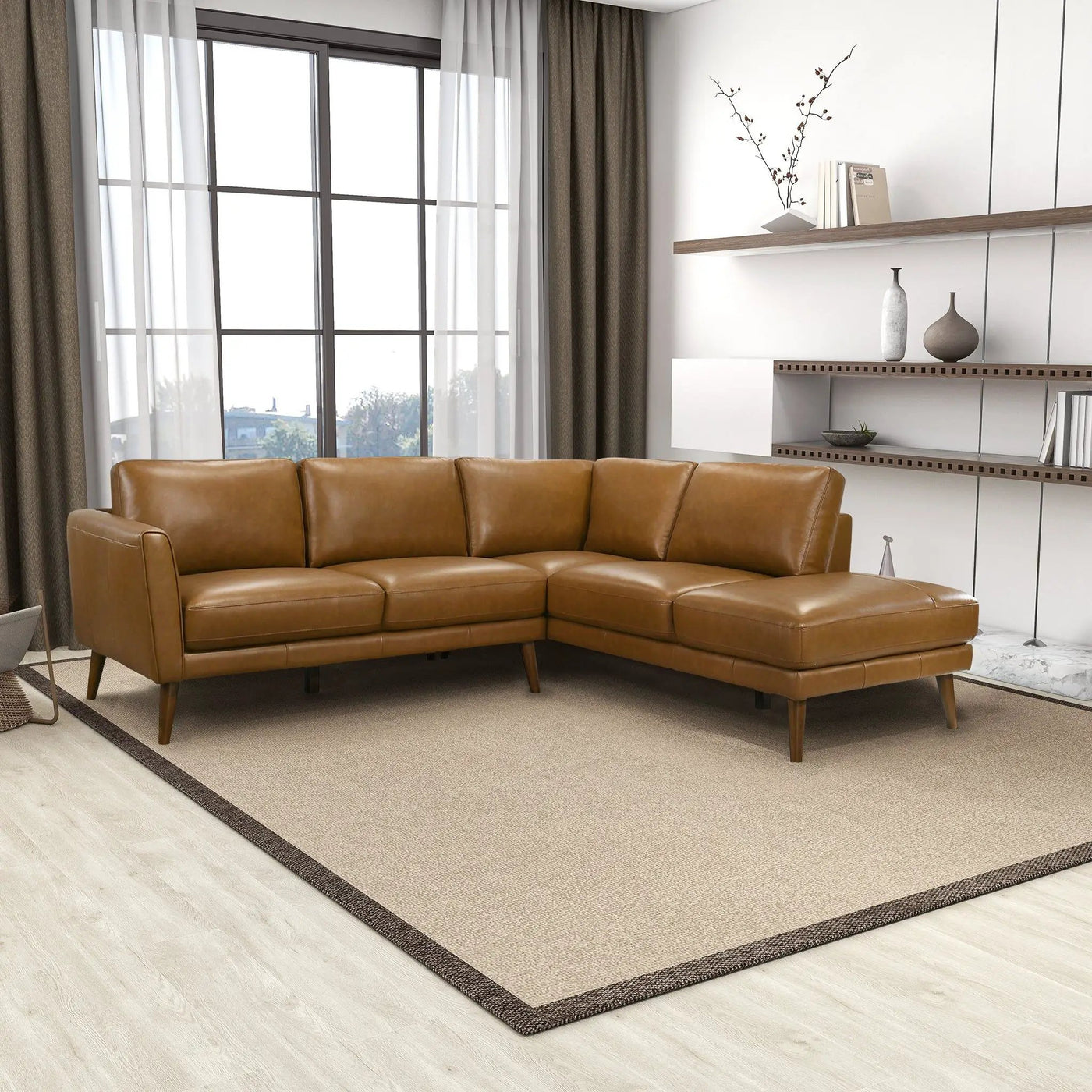 Benson - Sectional Sofa With Chaise by Unique Piece Furniture