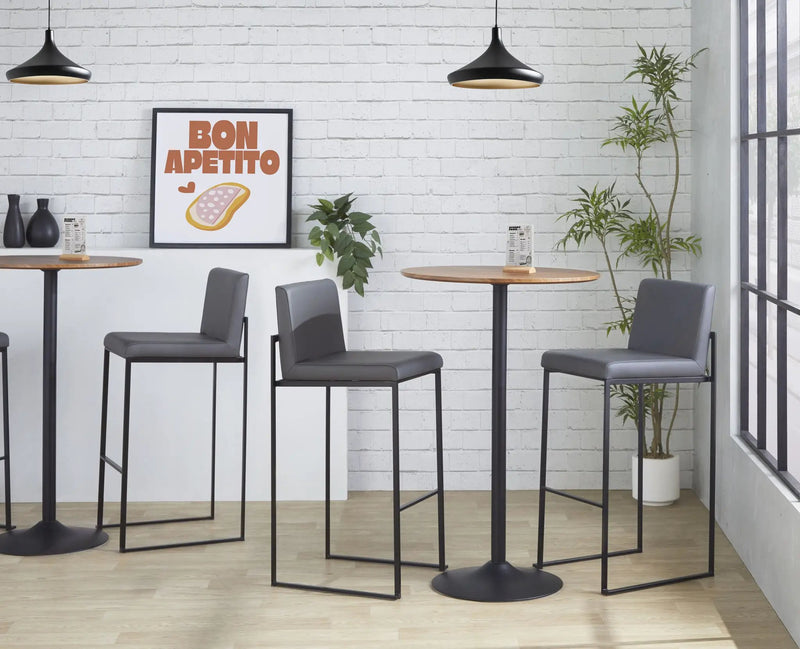 Fuji - Contemporary High Back Barstool Elegant Design by Unique Piece Furniture