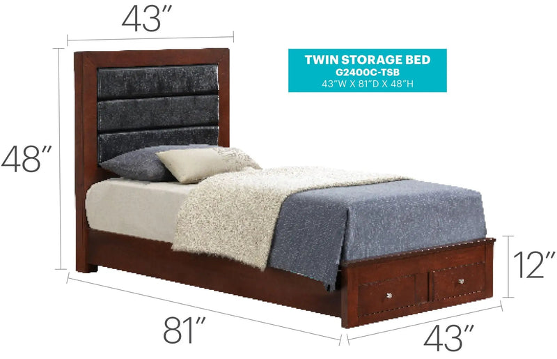 Elegant Storage Bed For Cozy Spaces by Unique Piece Furniture