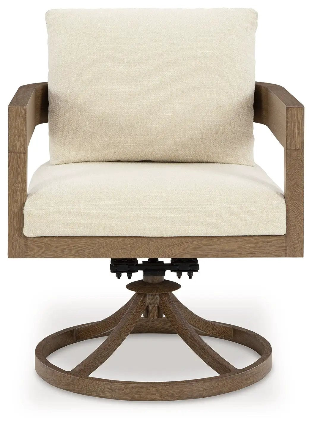 Serene Bay - Swivel Chair With Cushion (Set of 2) - Dark Brown / White by Unique Piece Furniture