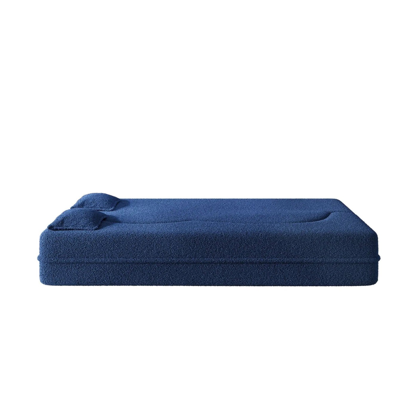 Modern Floor Sleeper Sofa Bed With 2 Pillows, Convertible Twin Size Folding Mattress For Living Room by HouseOfZazla