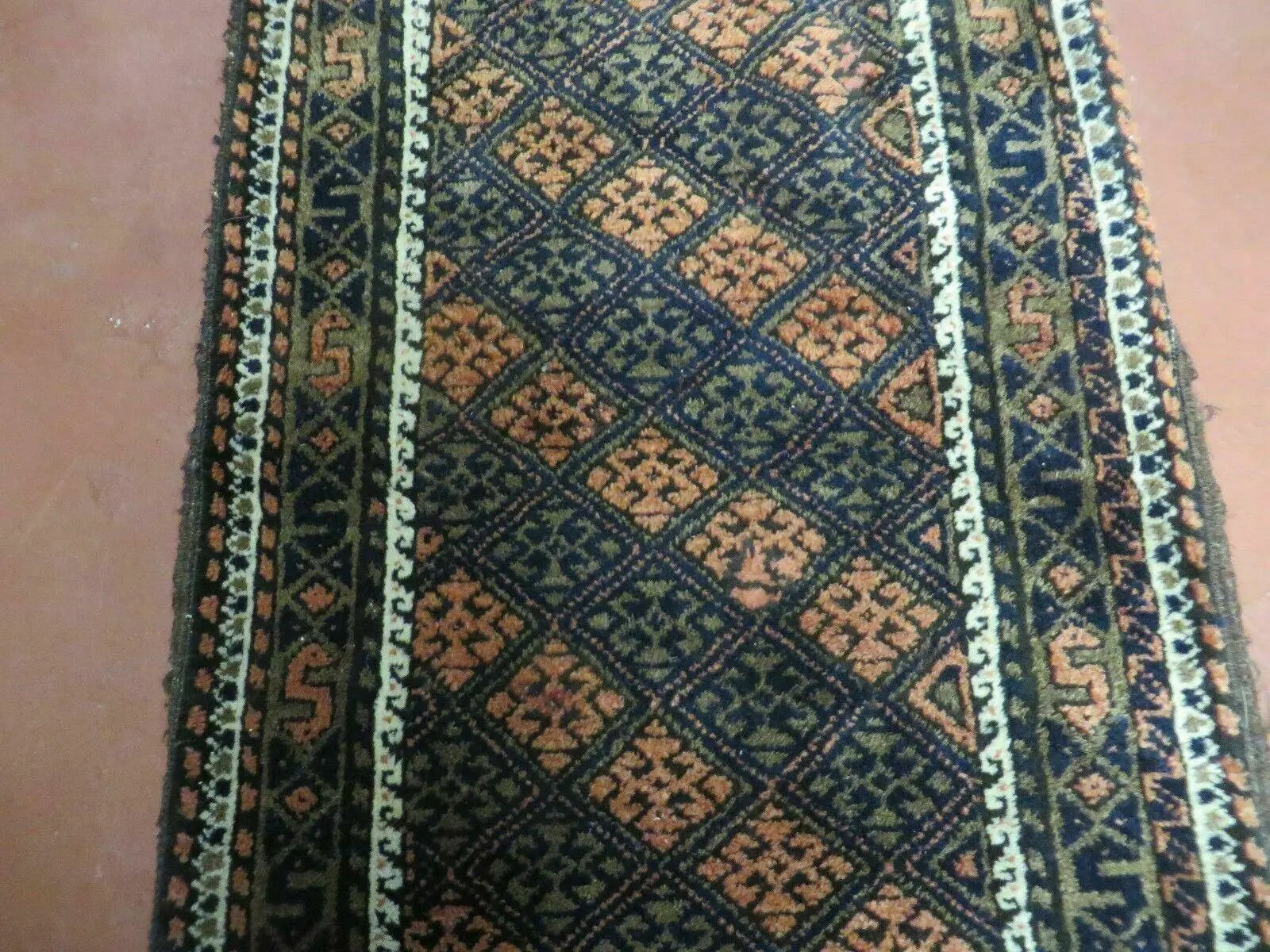 2' X 3' Antique Handmade Pakistani Bokhara Turkoman Balouchi Wool Rug Mat Nice by Jewel Rugs