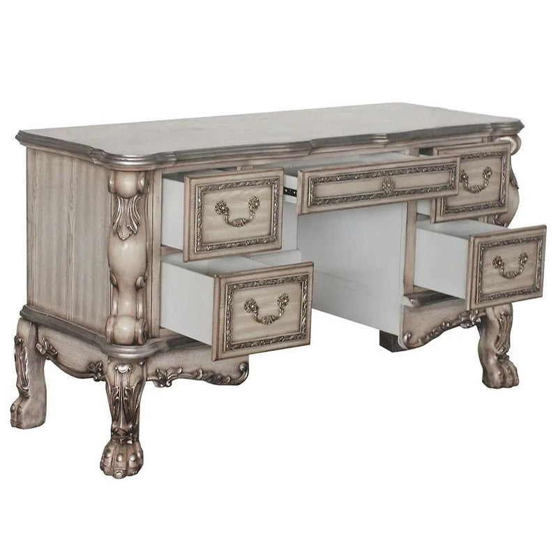 Dresden - Vanity Desk - Vintage Bone White by Unique Piece Furniture