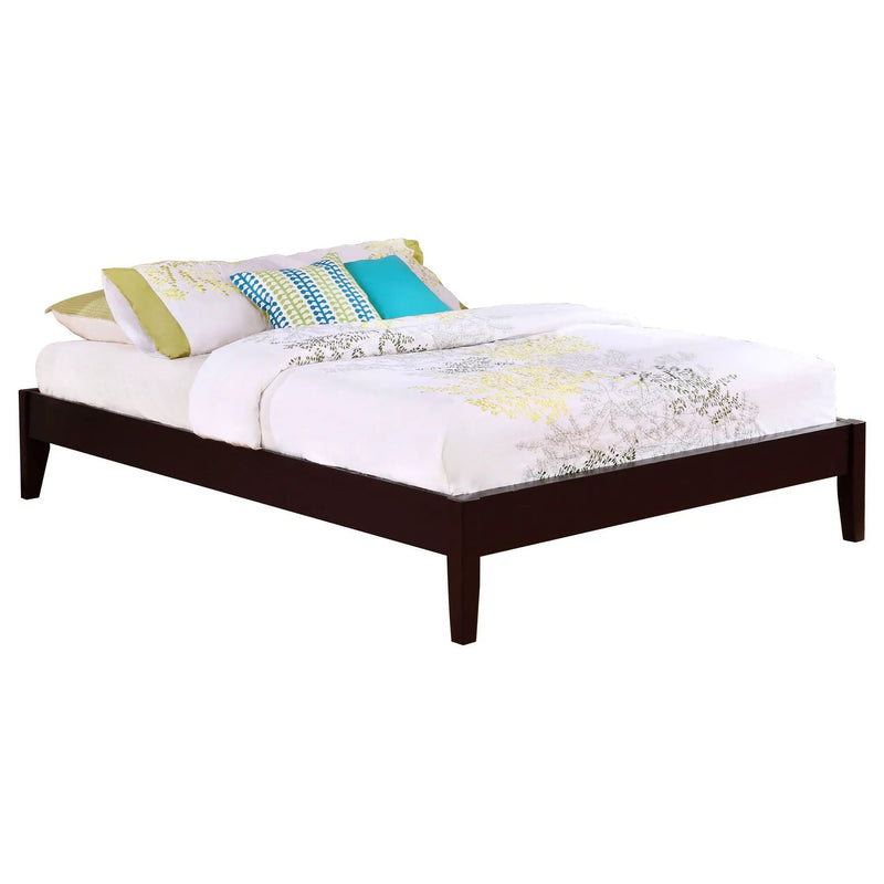 Hounslow Queen Universal Platform Bed Cappuccino by Unique Piece Furniture