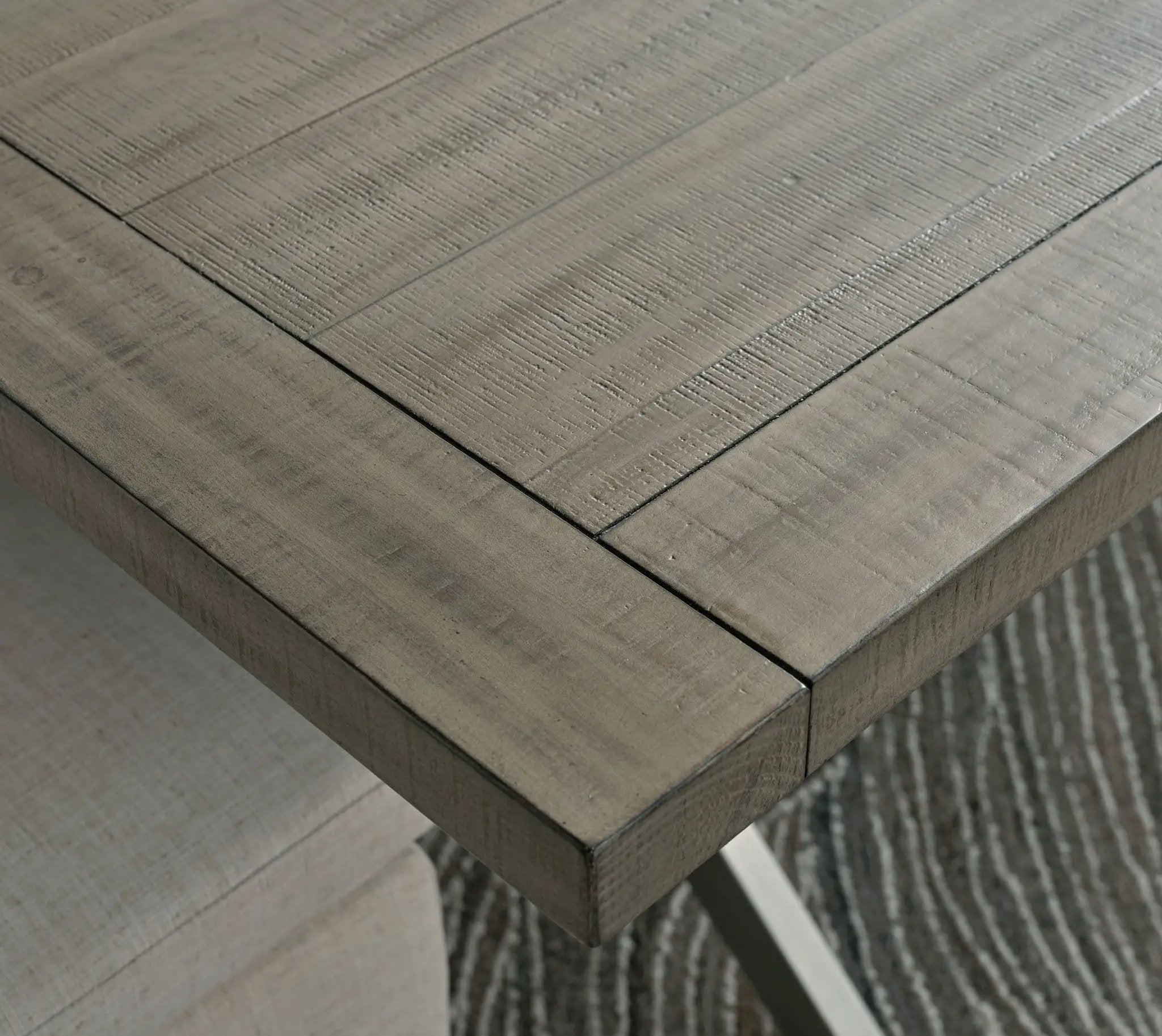 Krystanza - Rectangular Dining Room Table - Weathered Gray by Unique Piece Furniture