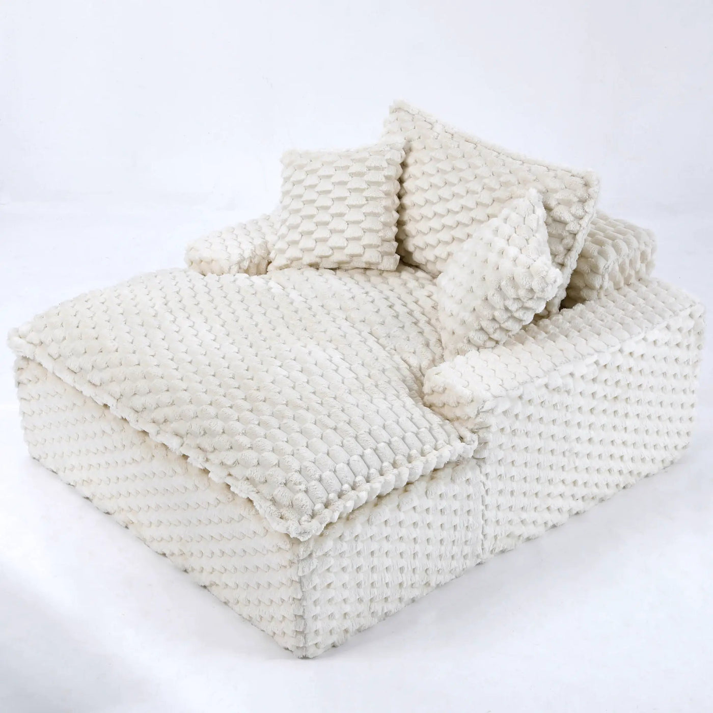 Harbor - Luxury Sofa Turtle Fleece Fabric by HouseOfZazla