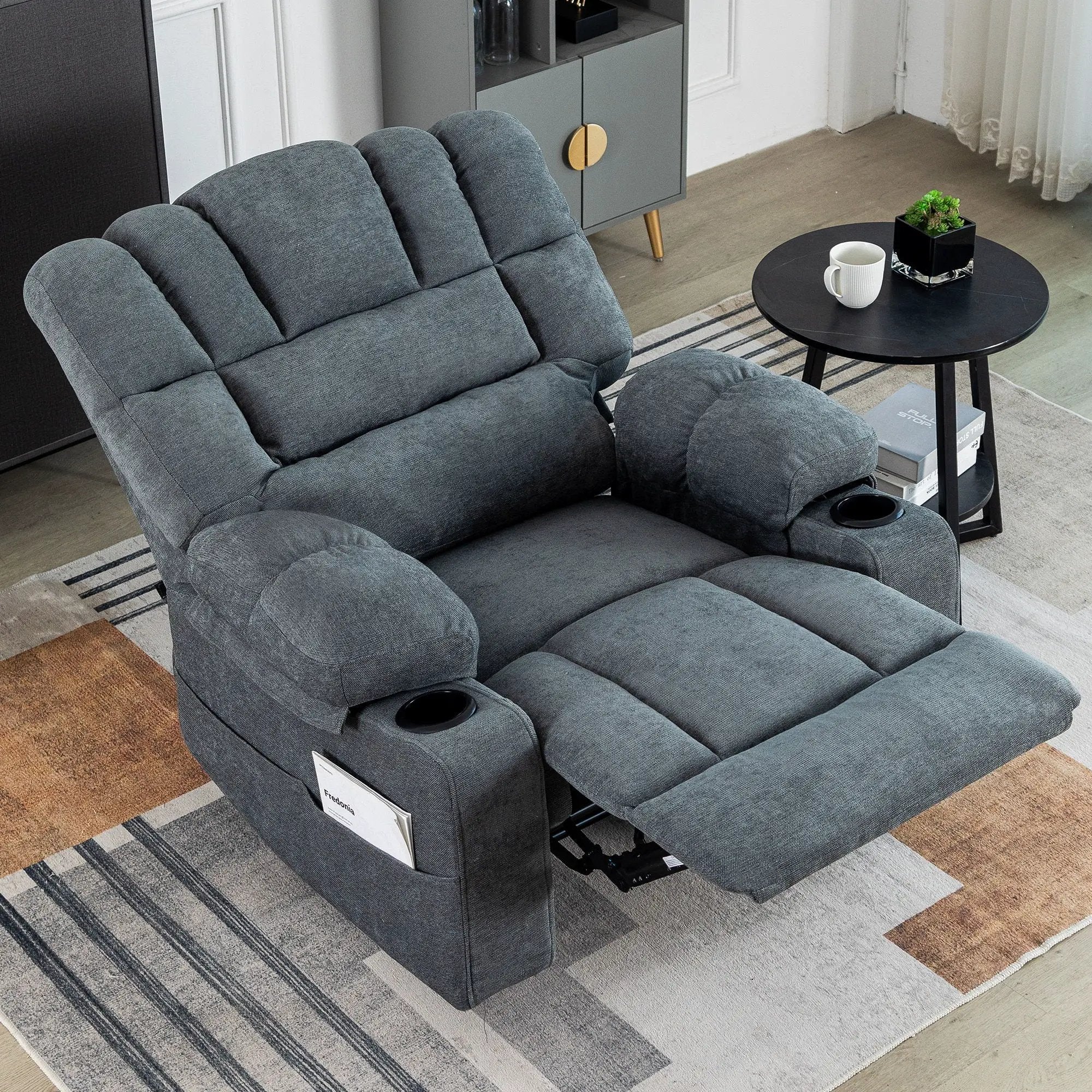 Massage Recliner Chair Sofa With Heating Vibration by HouseOfZazla