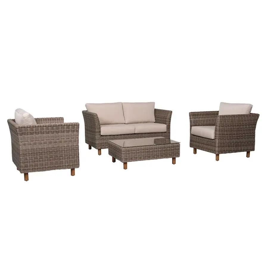 Orlando Wicker Loveseat & Coffee Table Set by Outdoor-USA®