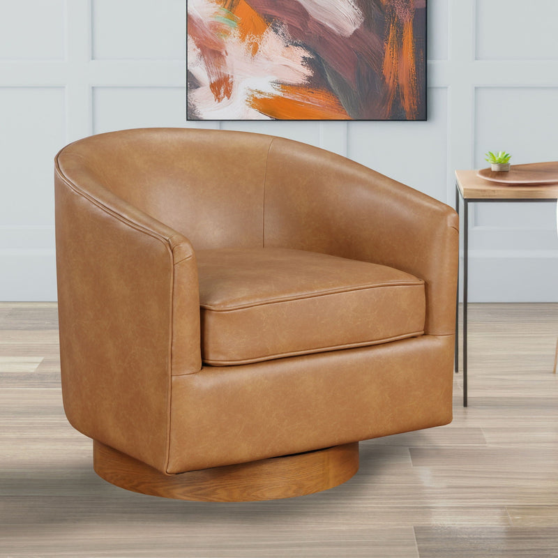 Maisy - Barrel Swivel Chair by HouseOfZazla