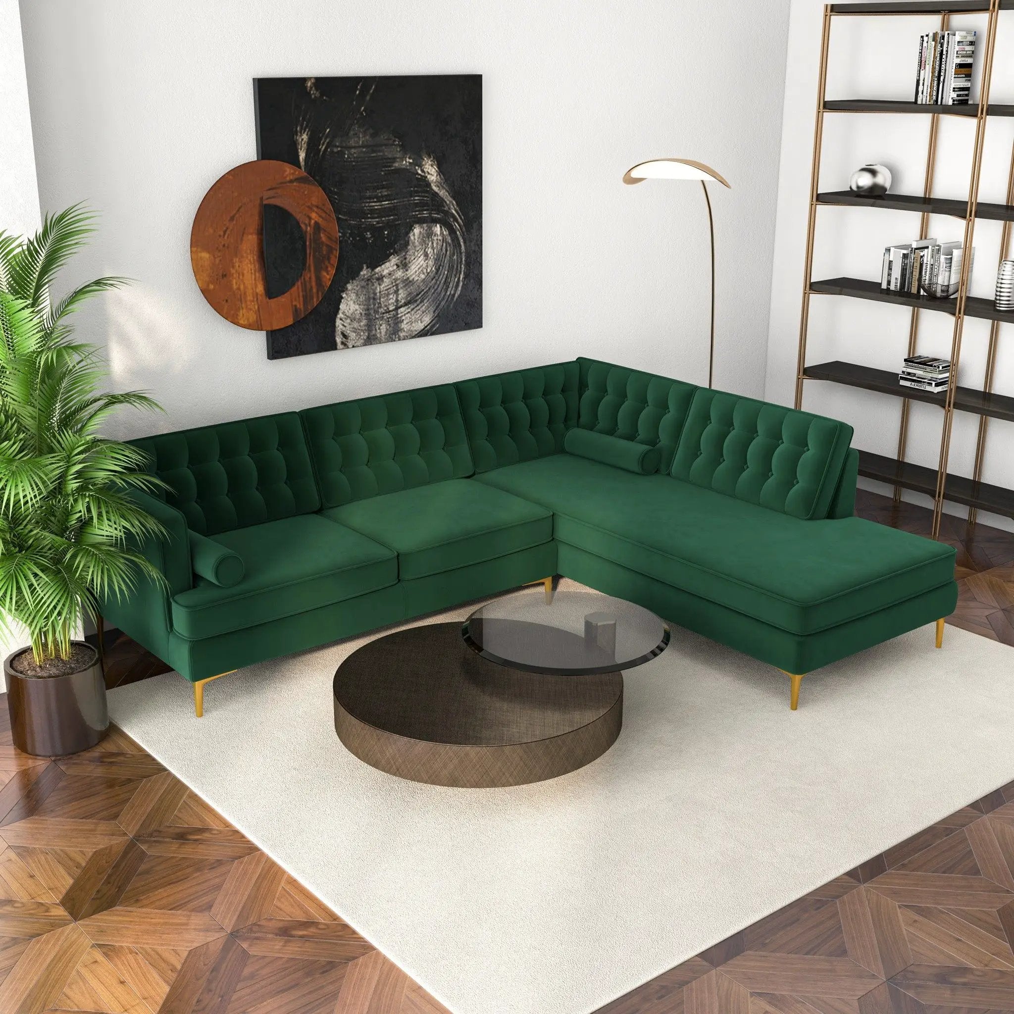 Brooke - Modern Design Sectional Sofa by HouseOfZazla