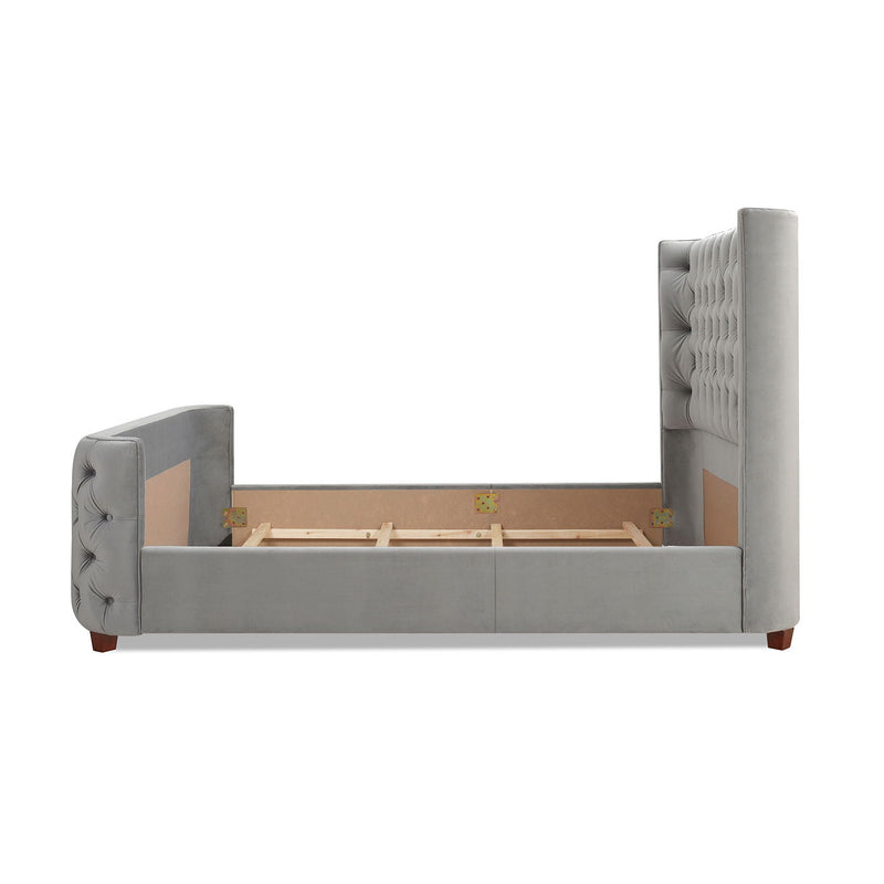 Brooklyn - Tufted Panel Bed Headboard And Footboard Set by HouseOfZazla