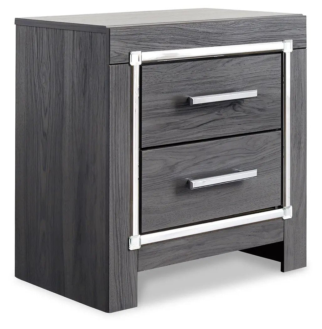 Lodanna - Two Drawer Night Stand - Gray by Unique Piece Furniture