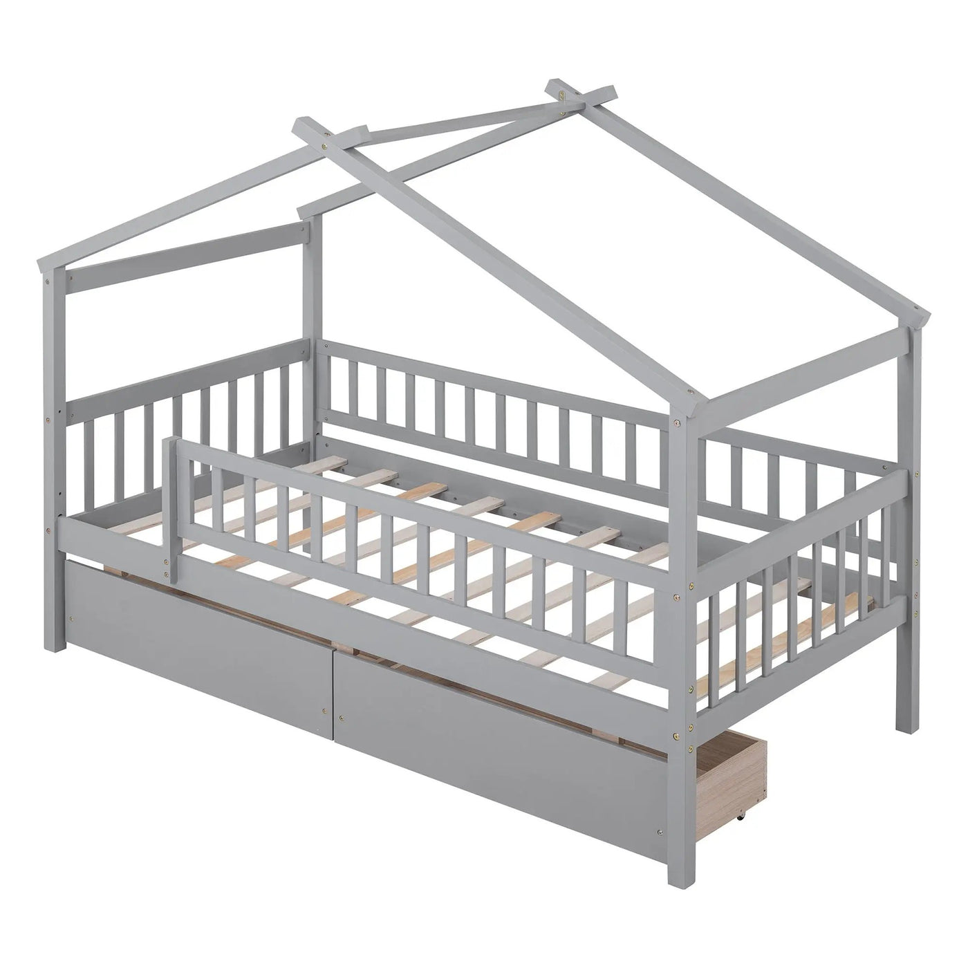 House Bed With 2 Drawers by Unique Piece Furniture