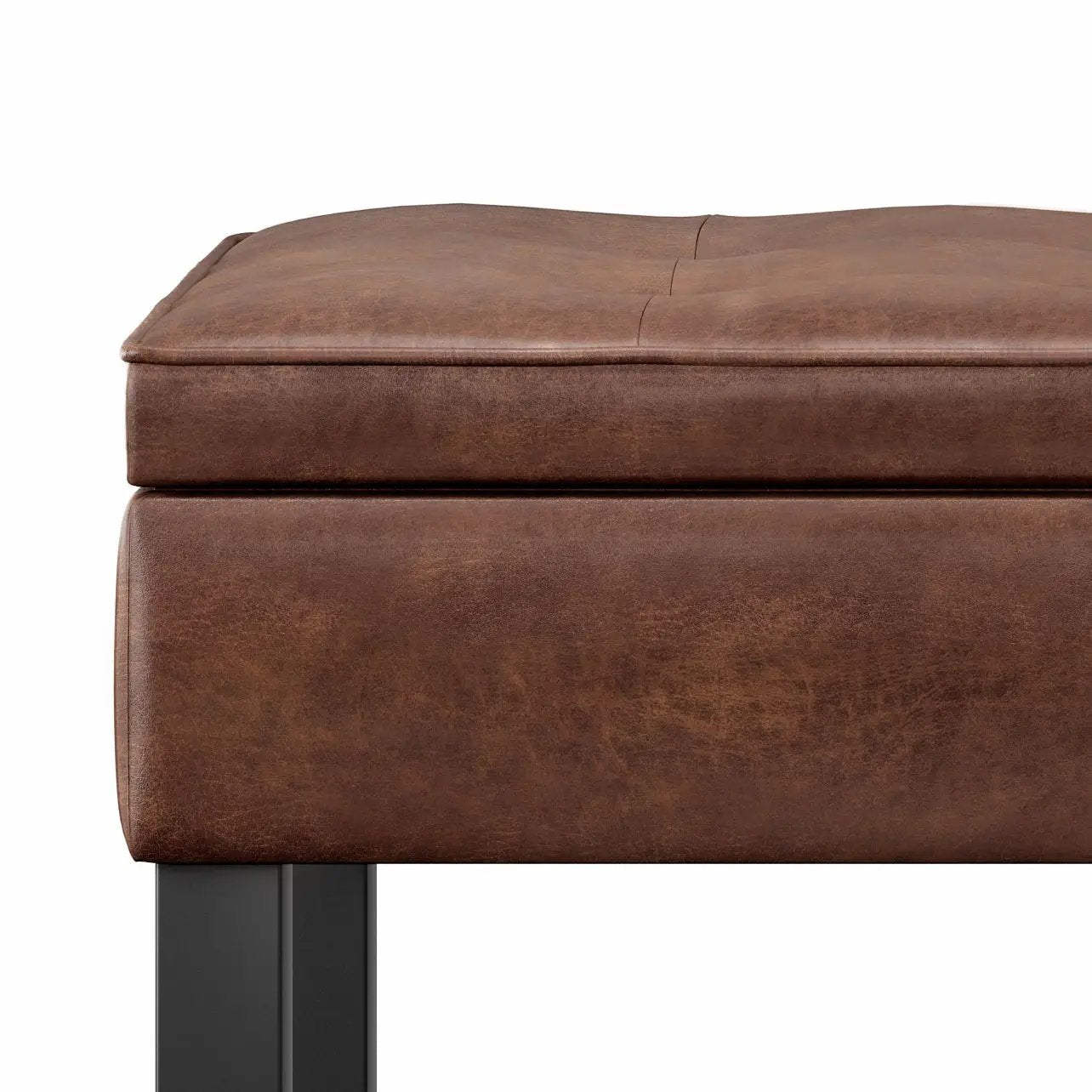 Cosmopolitan - Storage Ottoman Bench With Open Bottom by HouseOfZazla