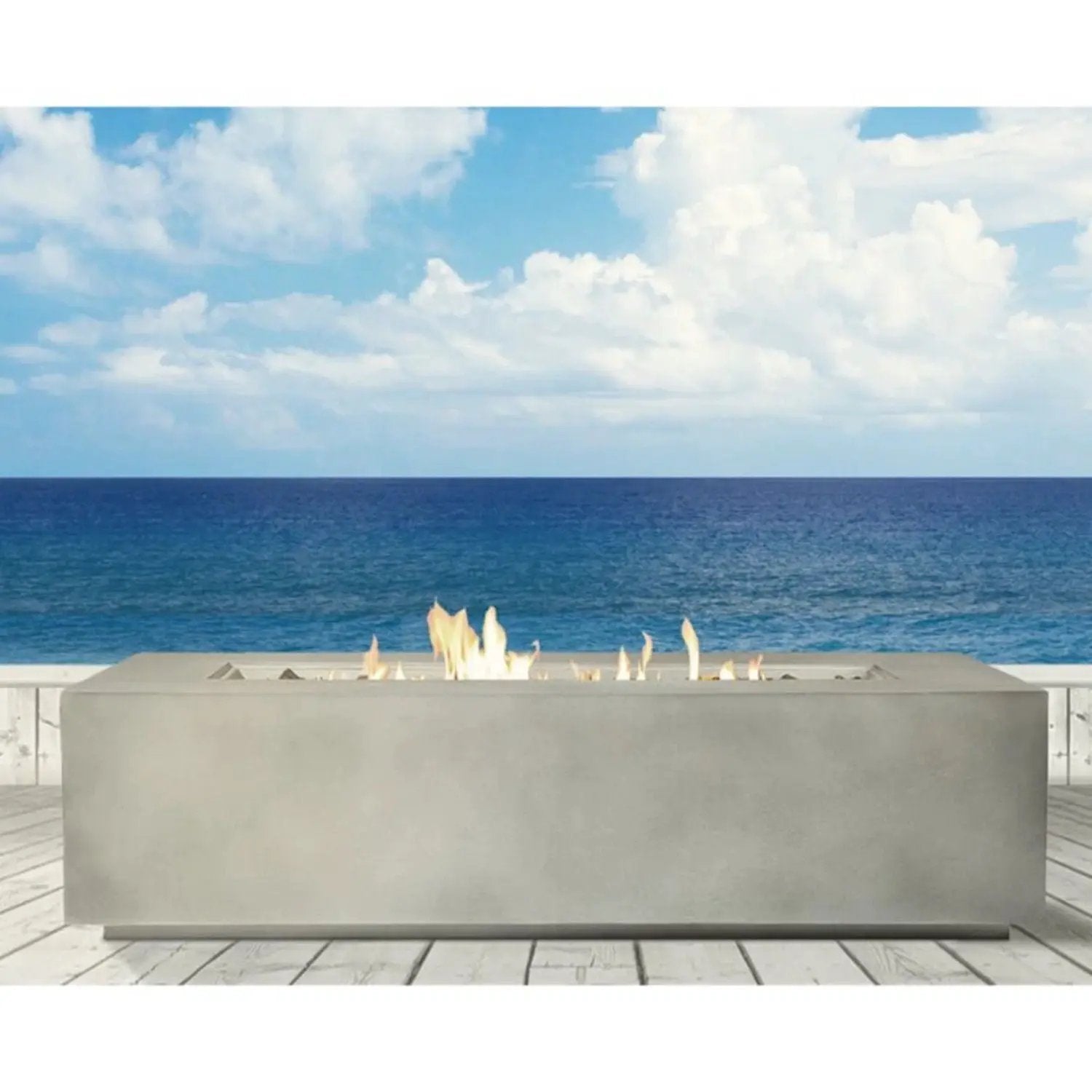 Lightweight Design Propane / Natural Gas Fire Pit Table by Unique Piece Furniture