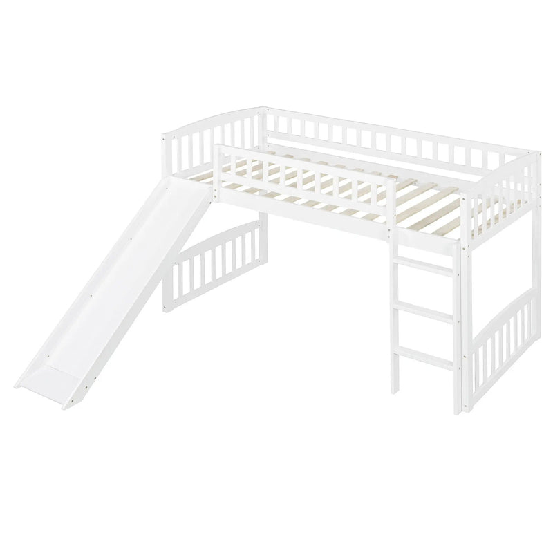 Loft Bed With Slide And Ladder