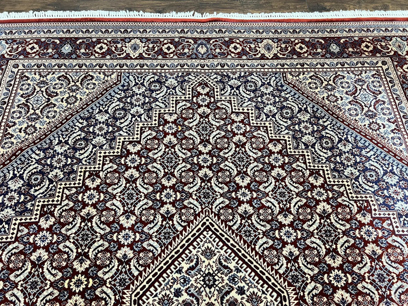 Karastan Rug 8x10, Kara Shah Red Bidjar, Belgium Power Loomed Rug, Wool Pile Karastan Rug, Vintage by Jewel Rugs