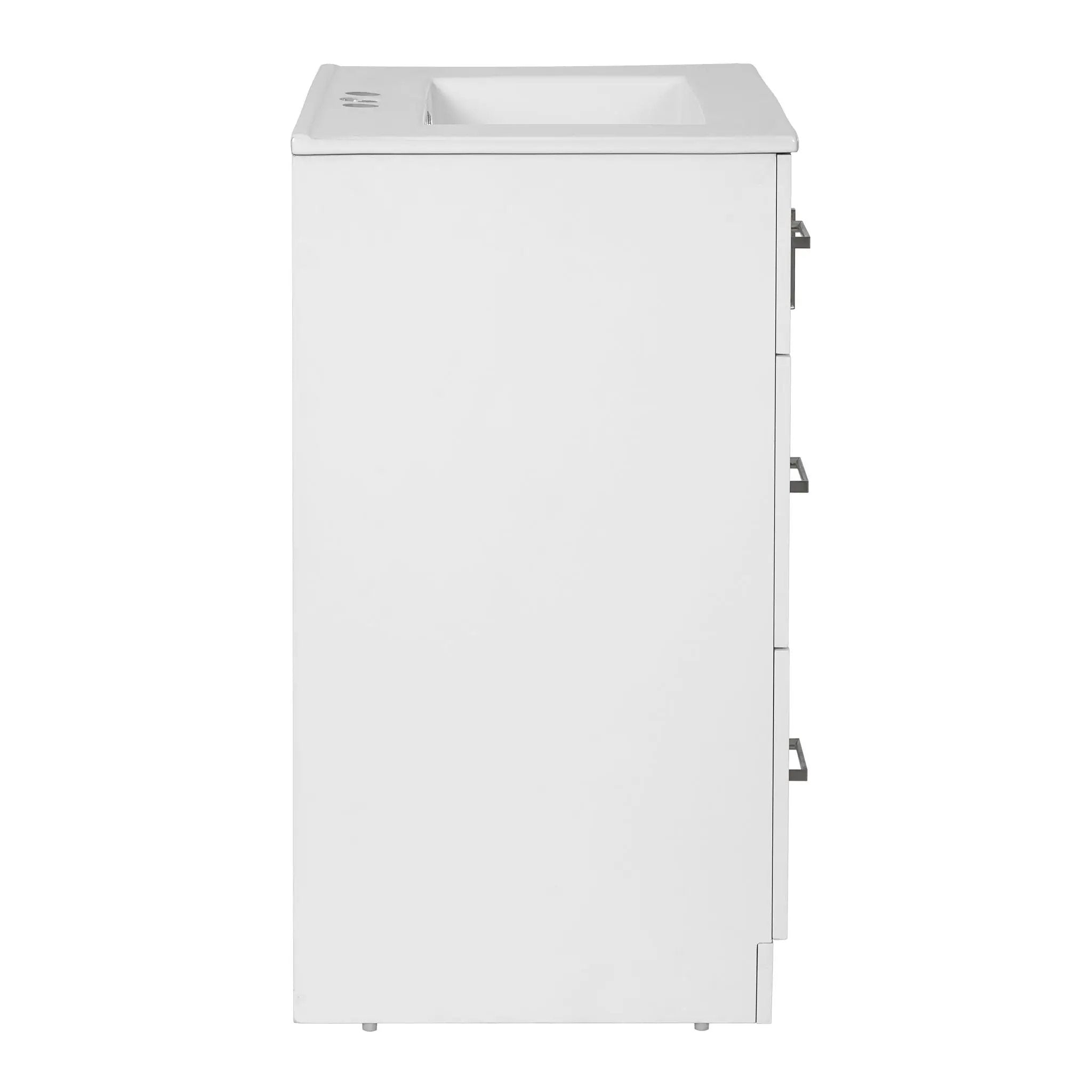 Bathroom Vanity With Under Mount Sink, 2 Drawers And Soft Closing Door